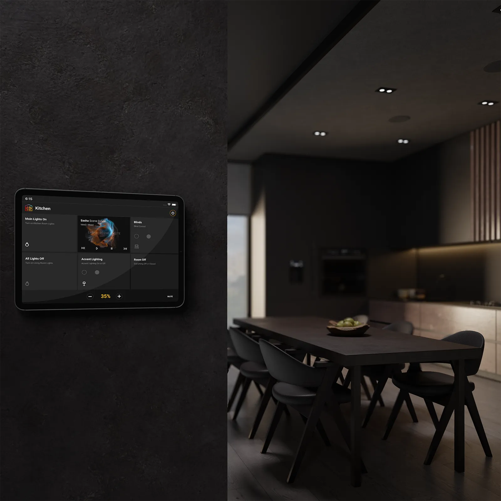 uControl in wall mode